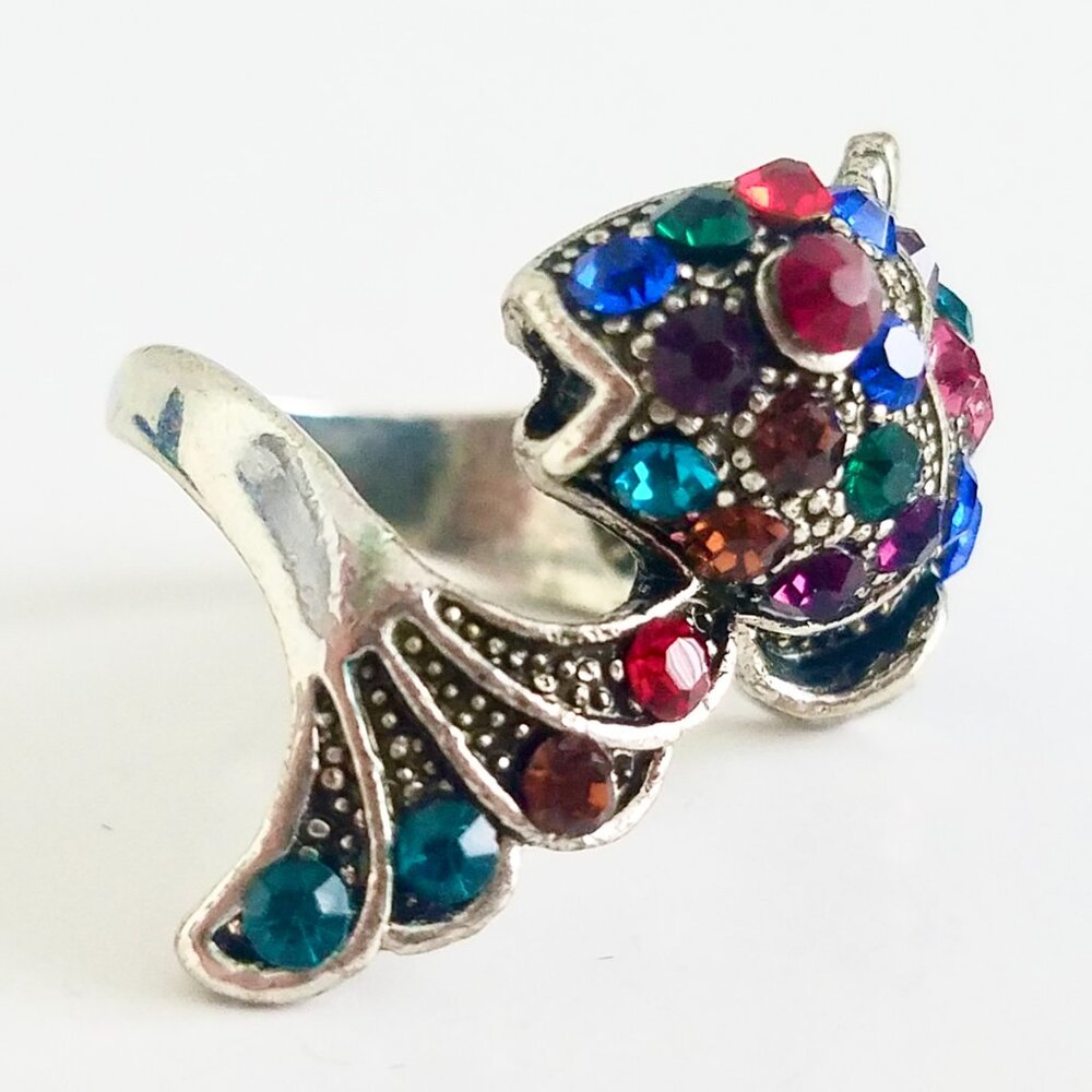 Fish Ring Crystal Sparkly Costume  size 5
